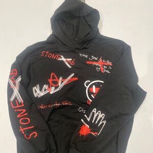 Ladies Stone Lab Vintage Hoodie Sz S